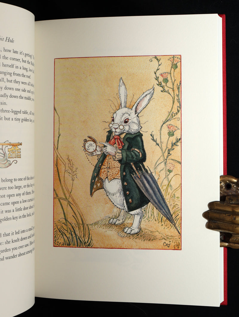 2019 Signed First Edition - Alice in Wonderland, Charles van Sandwyk Illustrator