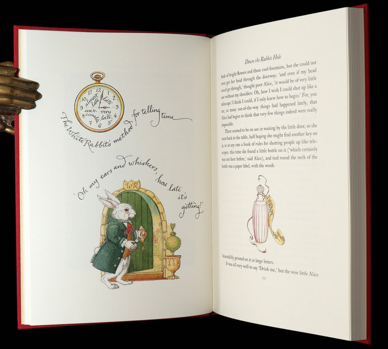 2019 Signed First Edition - Alice in Wonderland, Charles van Sandwyk Illustrator