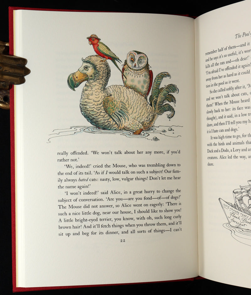2019 Signed First Edition - Alice in Wonderland, Charles van Sandwyk Illustrator