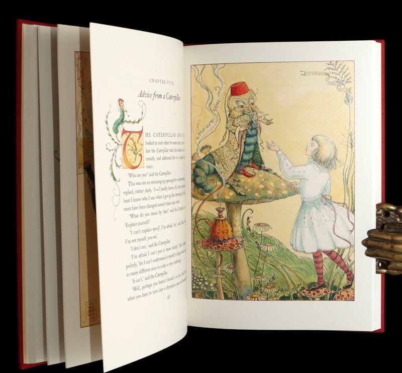 2019 Signed First Edition - Alice in Wonderland, Charles van Sandwyk Illustrator
