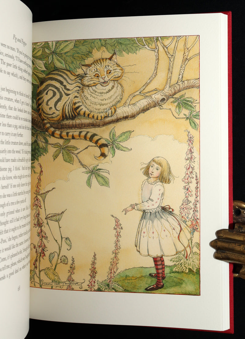 2019 Signed First Edition - Alice in Wonderland, Charles van Sandwyk Illustrator