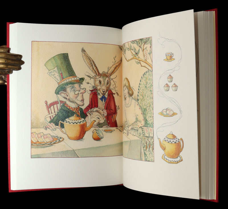 2019 Signed First Edition - Alice in Wonderland, Charles van Sandwyk Illustrator