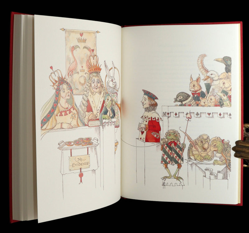 2019 Signed First Edition - Alice in Wonderland, Charles van Sandwyk Illustrator