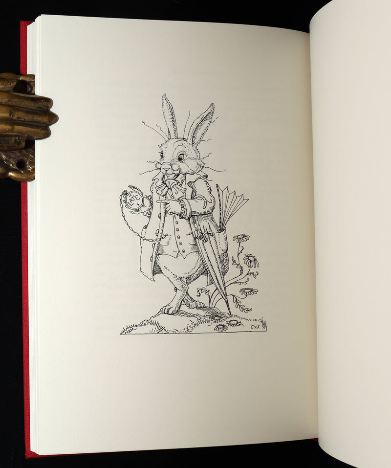 2019 Signed First Edition - Alice in Wonderland, Charles van Sandwyk Illustrator