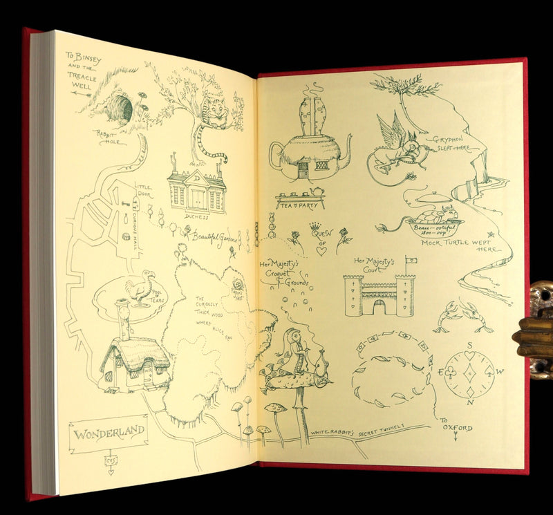 2019 Signed First Edition - Alice in Wonderland, Charles van Sandwyk Illustrator