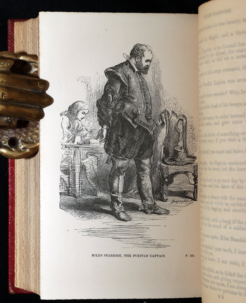 1861 Rare Book - The Poetical Works of Henry Wadsworth Longfellow, Illustrated