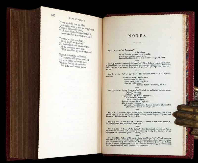 1861 Rare Book - The Poetical Works of Henry Wadsworth Longfellow, Illustrated