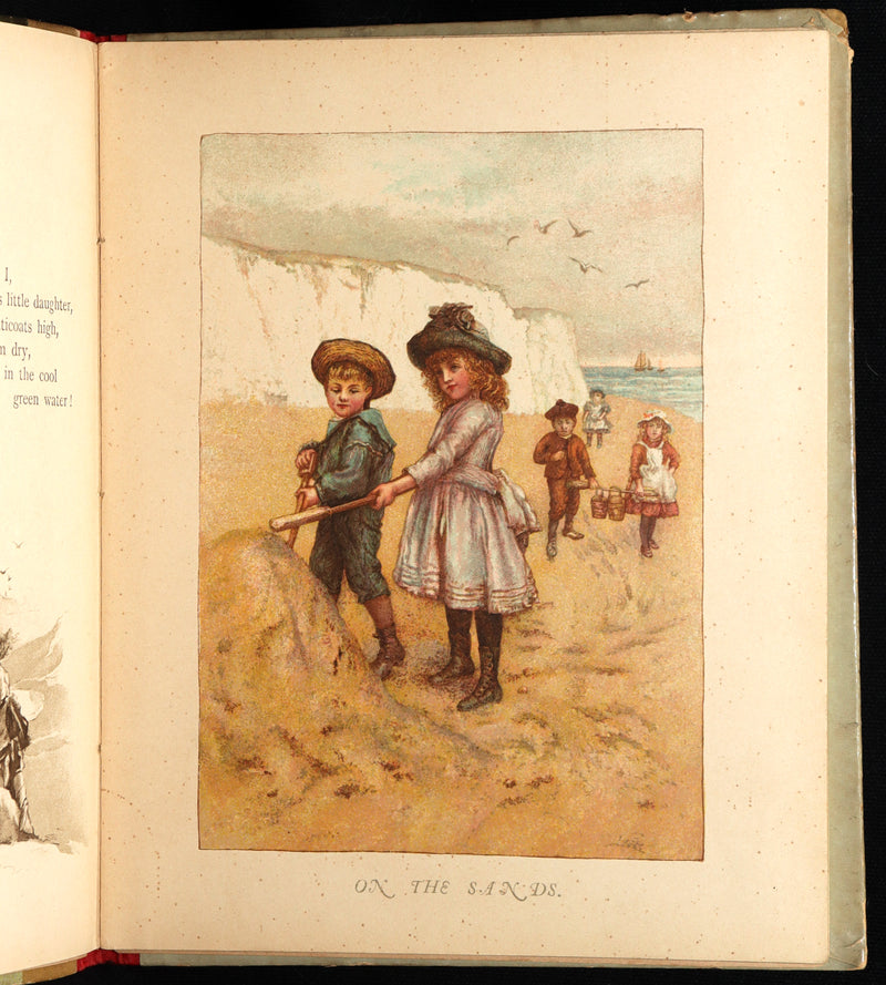 1890 Rare Victorian children’s gift book - Shining Hours, Illustrated