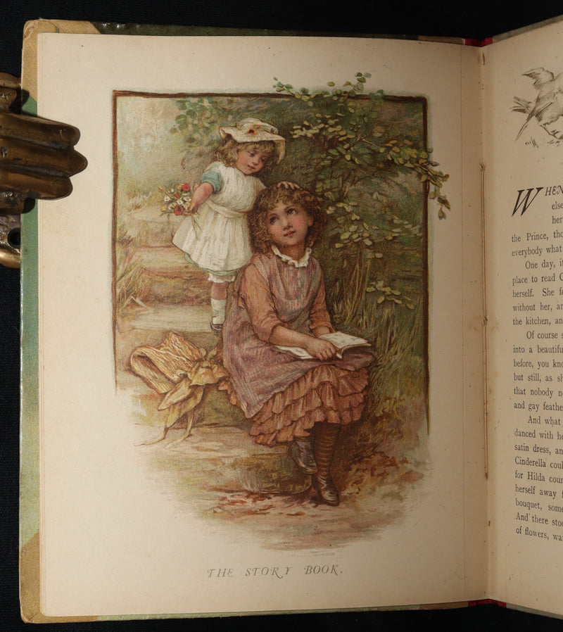 1890 Rare Victorian children’s gift book - Shining Hours, Illustrated