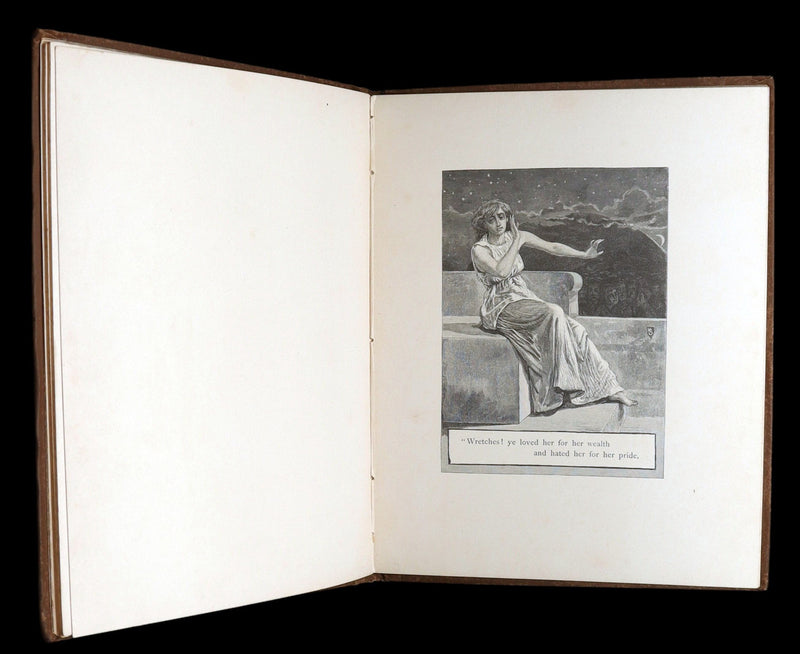 1888 Rare Book - Lenore by Edgar Allan Poe, Illustrated by Hy. Sandham