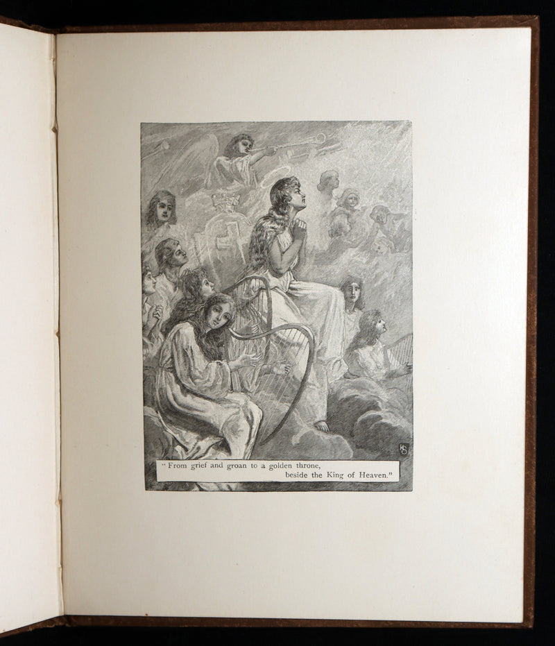 1888 Rare Book - Lenore by Edgar Allan Poe, Illustrated by Hy. Sandham