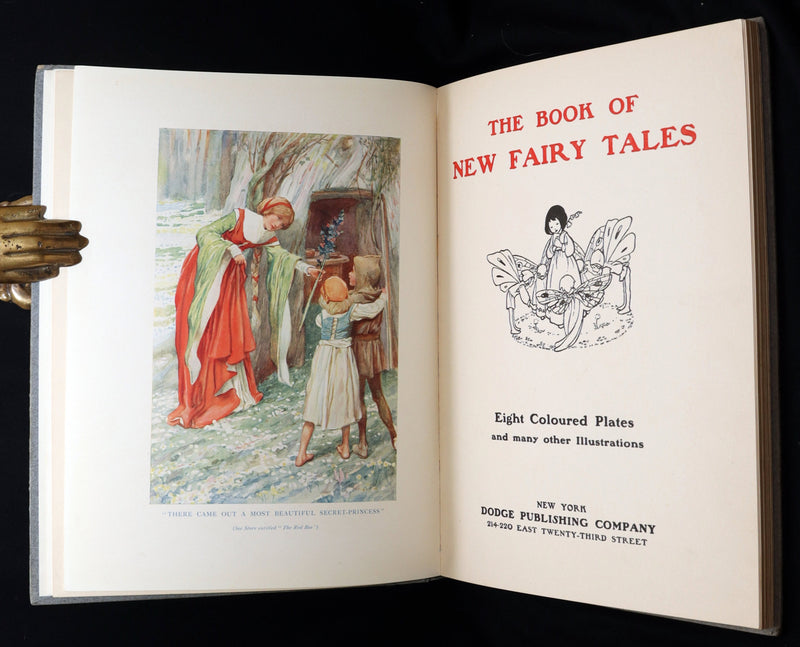 1915 Scarce Book - The Book of New Fairy Tales Illustrated published by Dodge Publishing Company