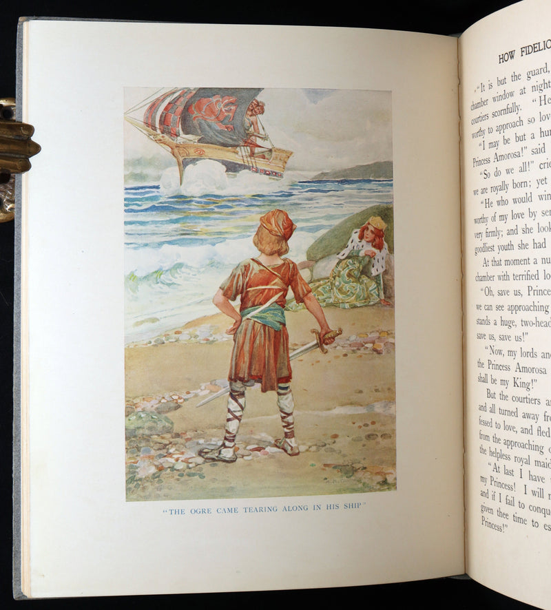 1915 Scarce Book - The Book of New Fairy Tales Illustrated published by Dodge Publishing Company