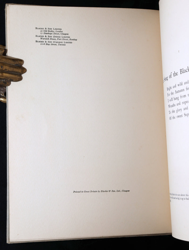 1927 First Edition - Autumn Songs with Music from Flower Fairies of the Autumn
