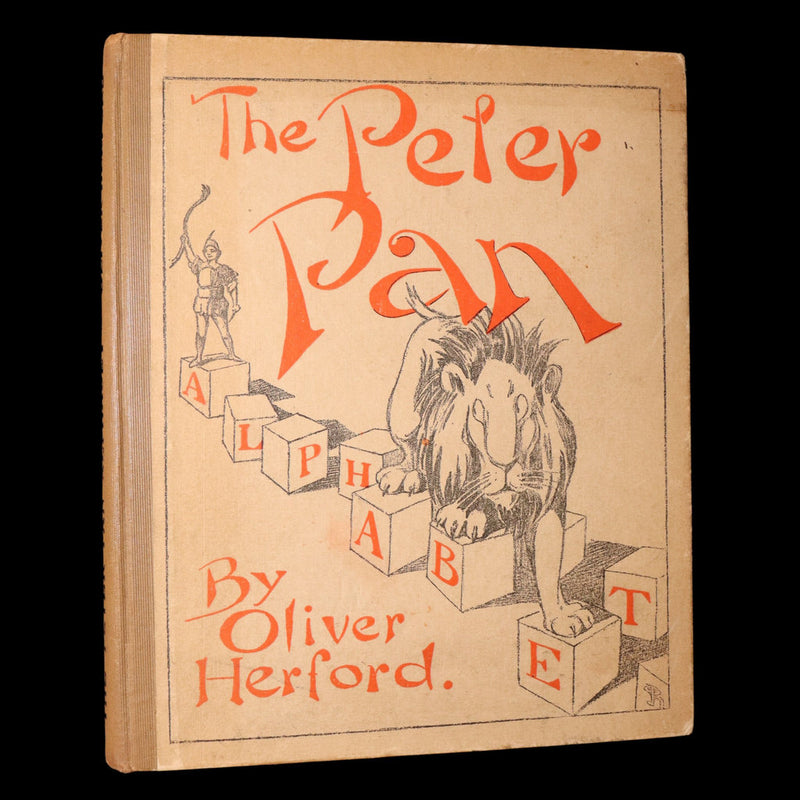 1907 Rare First Edition - The Peter Pan Alphabet Illustrated by Oliver Herford