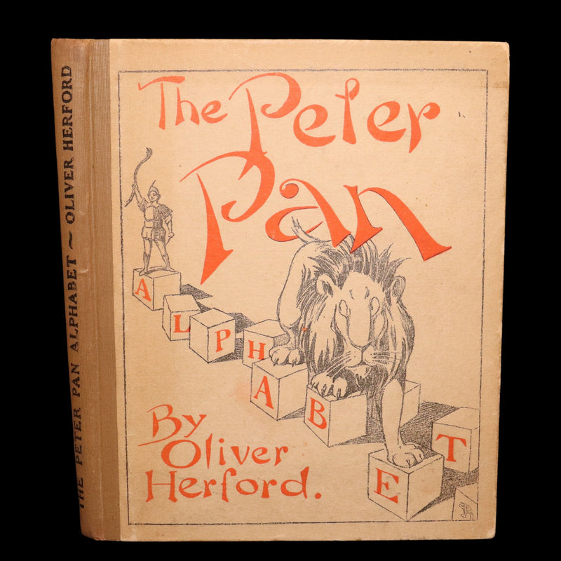 1907 Rare First Edition - The Peter Pan Alphabet Illustrated by Oliver Herford