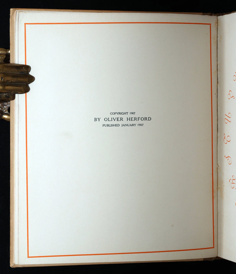 1907 Rare First Edition - The Peter Pan Alphabet Illustrated by Oliver Herford