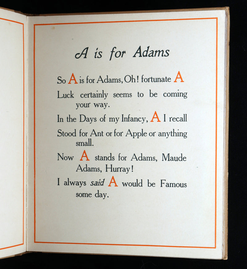 1907 Rare First Edition - The Peter Pan Alphabet Illustrated by Oliver Herford