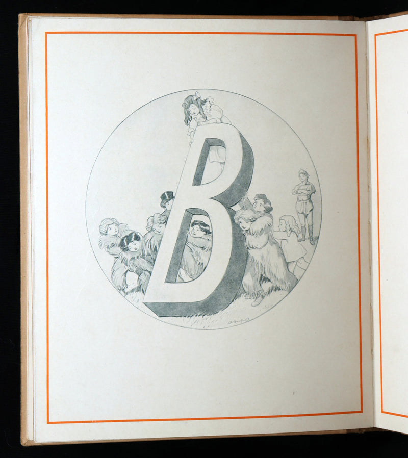 1907 Rare First Edition - The Peter Pan Alphabet Illustrated by Oliver Herford