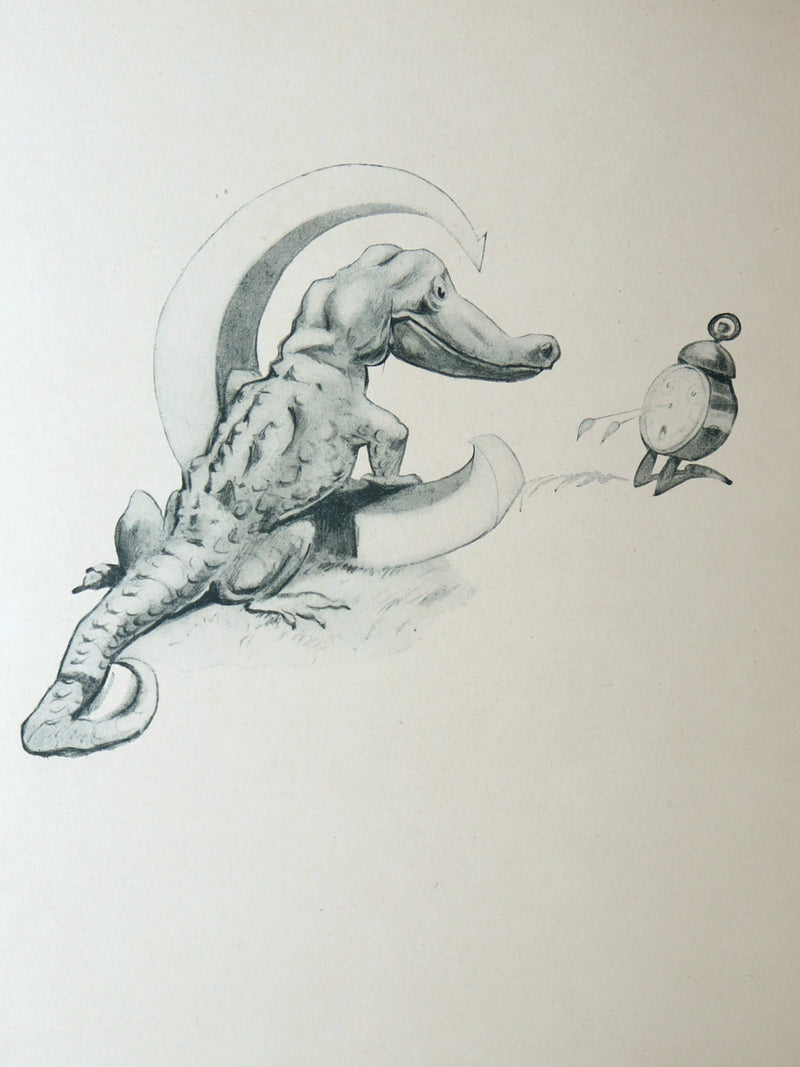 1907 Rare First Edition - The Peter Pan Alphabet Illustrated by Oliver Herford