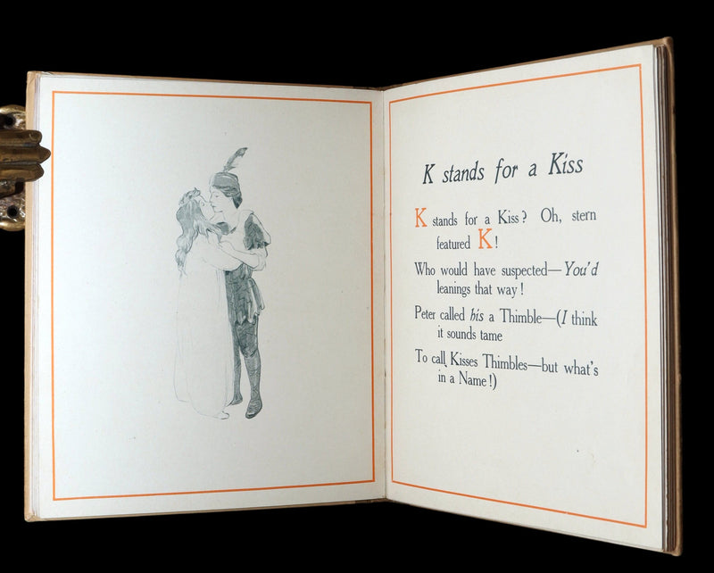 1907 Rare First Edition - The Peter Pan Alphabet Illustrated by Oliver Herford