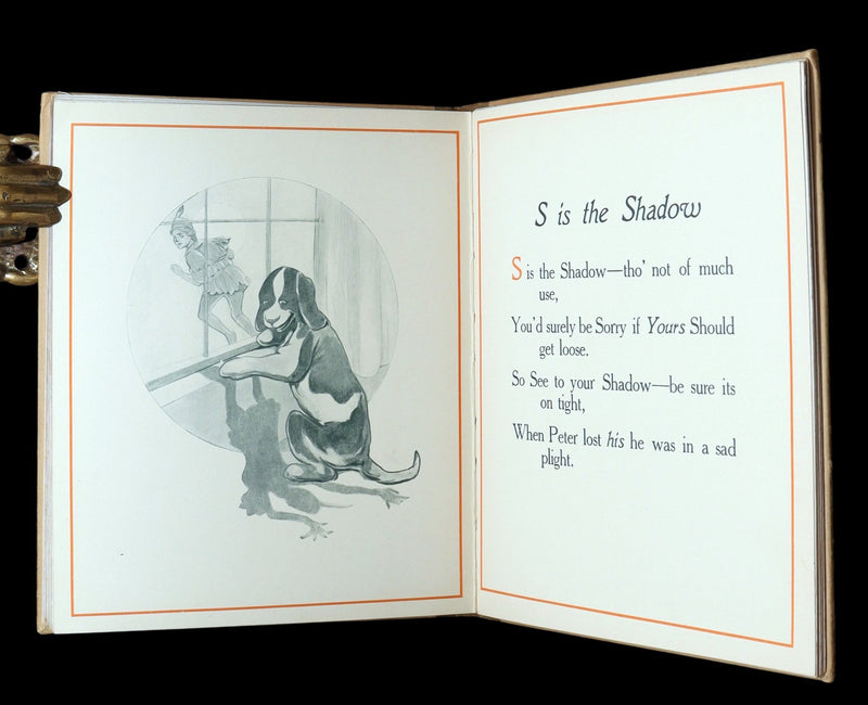1907 Rare First Edition - The Peter Pan Alphabet Illustrated by Oliver Herford