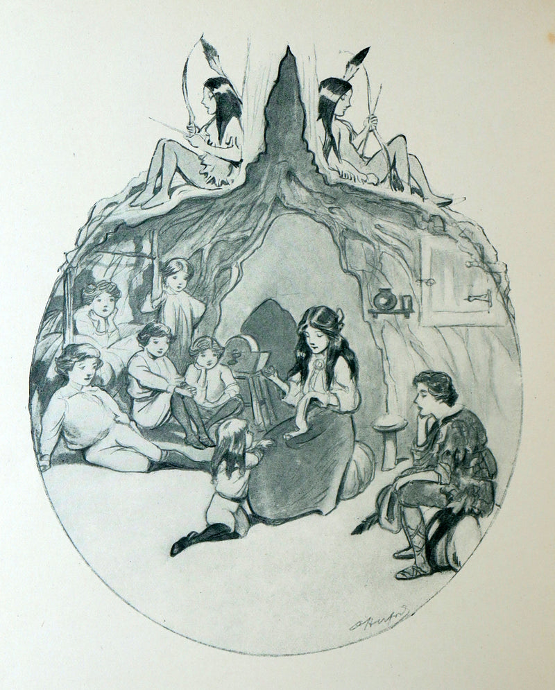 1907 Rare First Edition - The Peter Pan Alphabet Illustrated by Oliver Herford