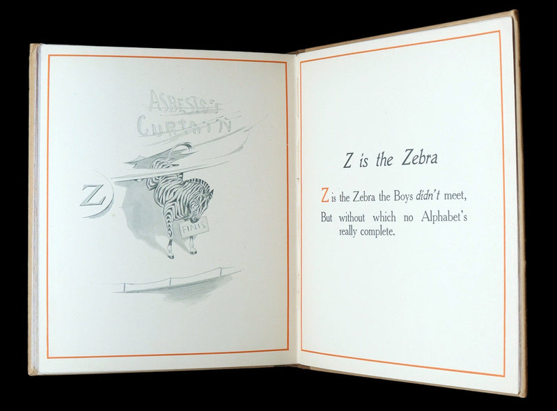 1907 Rare First Edition - The Peter Pan Alphabet Illustrated by Oliver Herford