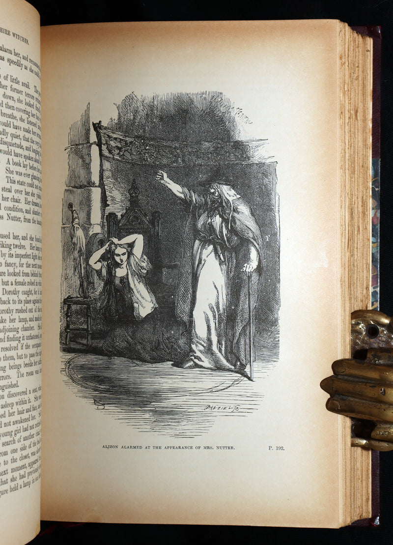 1890 Rare Illustrated Edition - The Lancashire Witches, Romance Of Pendle Forest