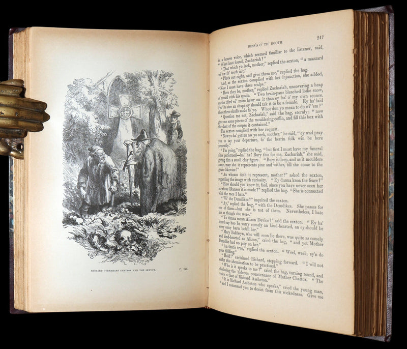1890 Rare Illustrated Edition - The Lancashire Witches, Romance Of Pendle Forest