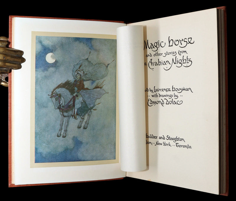 1911 Rare Book - The Magic Horse and Stories from Arabian Nights by Edmund Dulac