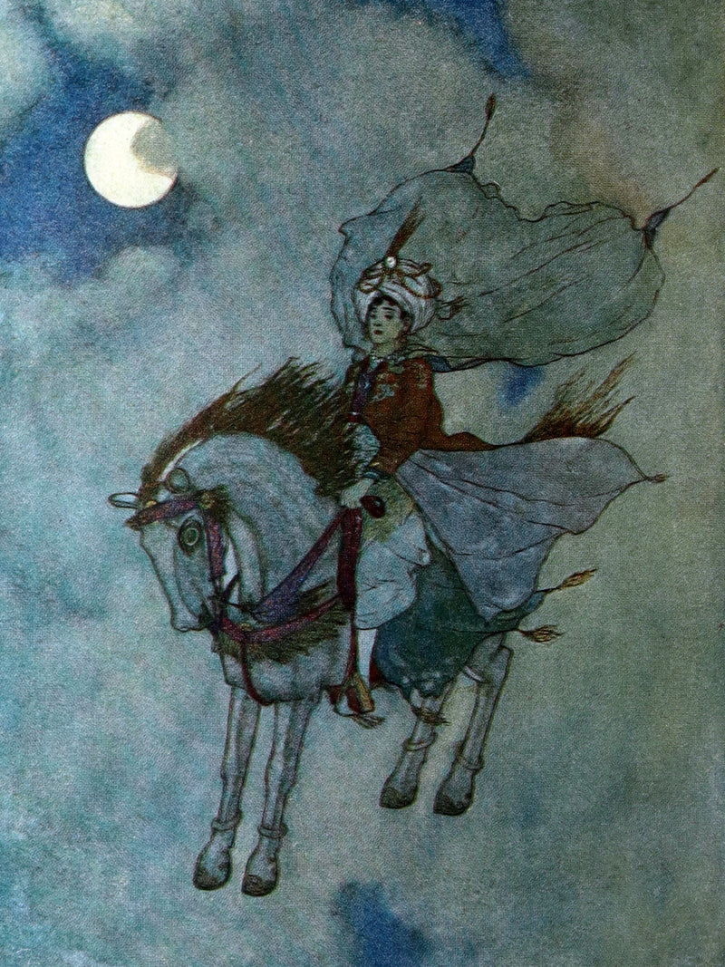 1911 Rare Book - The Magic Horse and Stories from Arabian Nights by Edmund Dulac