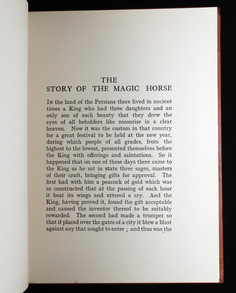 1911 Rare Book - The Magic Horse and Stories from Arabian Nights by Edmund Dulac