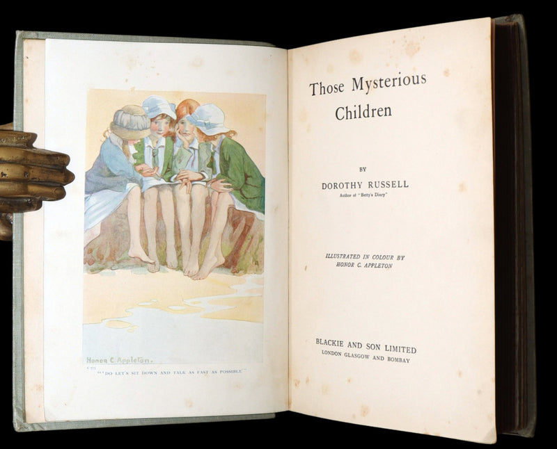 1915 Rare 1stED - Those Mysterious Children illustrated by Honor C. Appleton