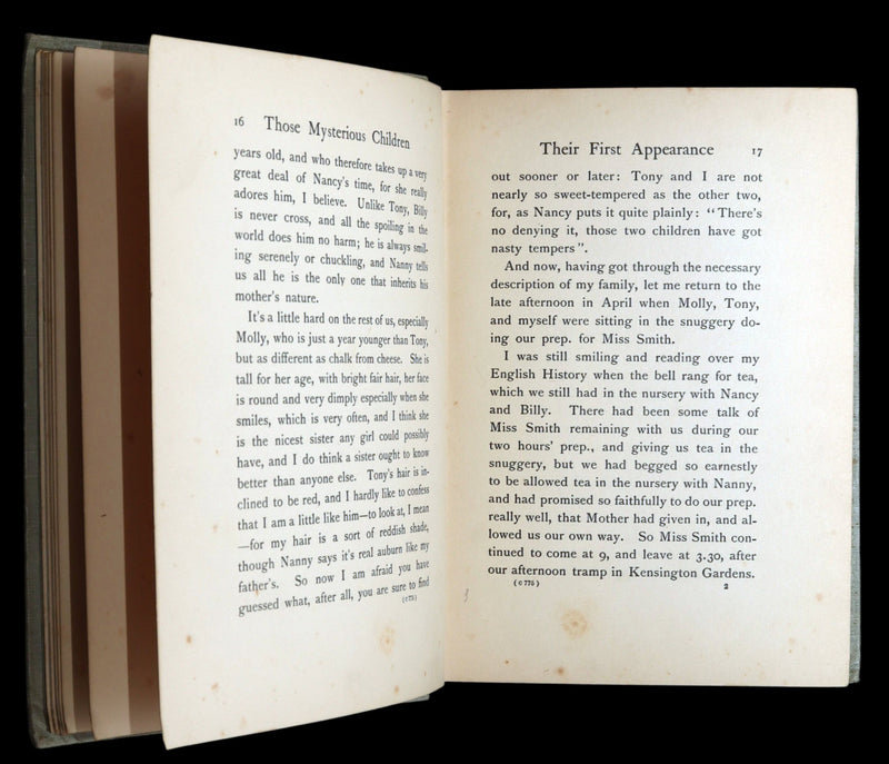 1915 Rare 1stED - Those Mysterious Children illustrated by Honor C. Appleton