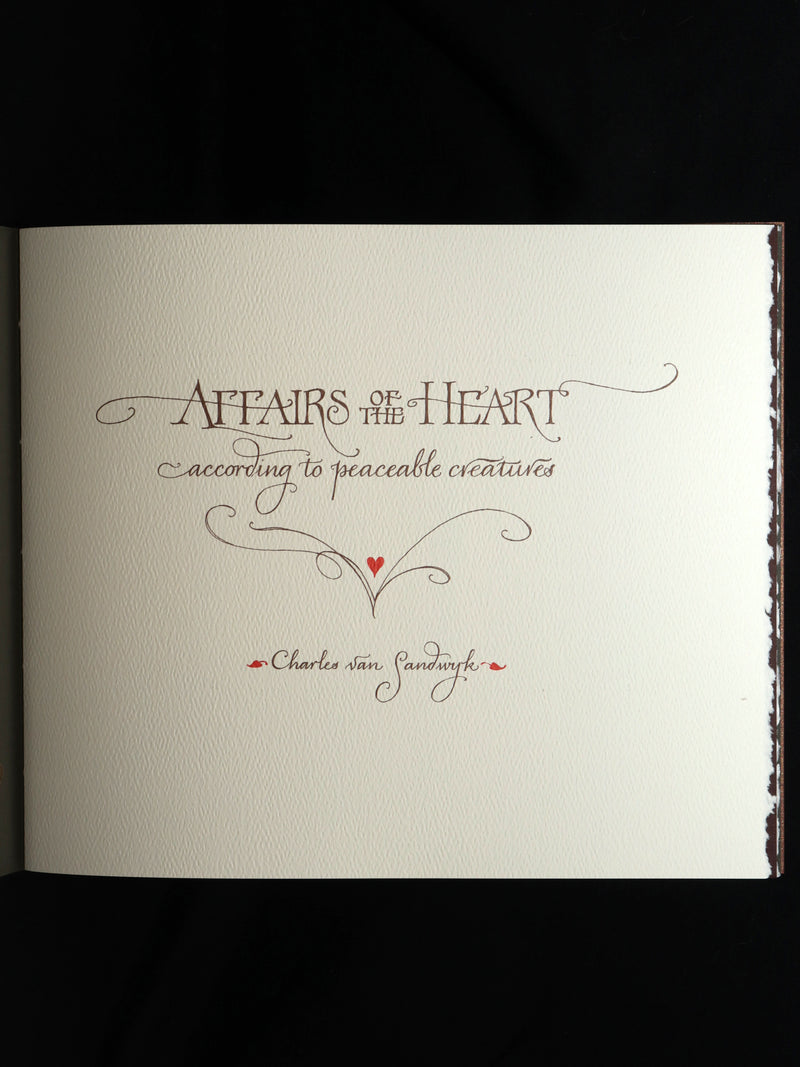 2019 Rare Book - Affairs Of The Heart Peaceable Creatures by Charles van Sandwyk