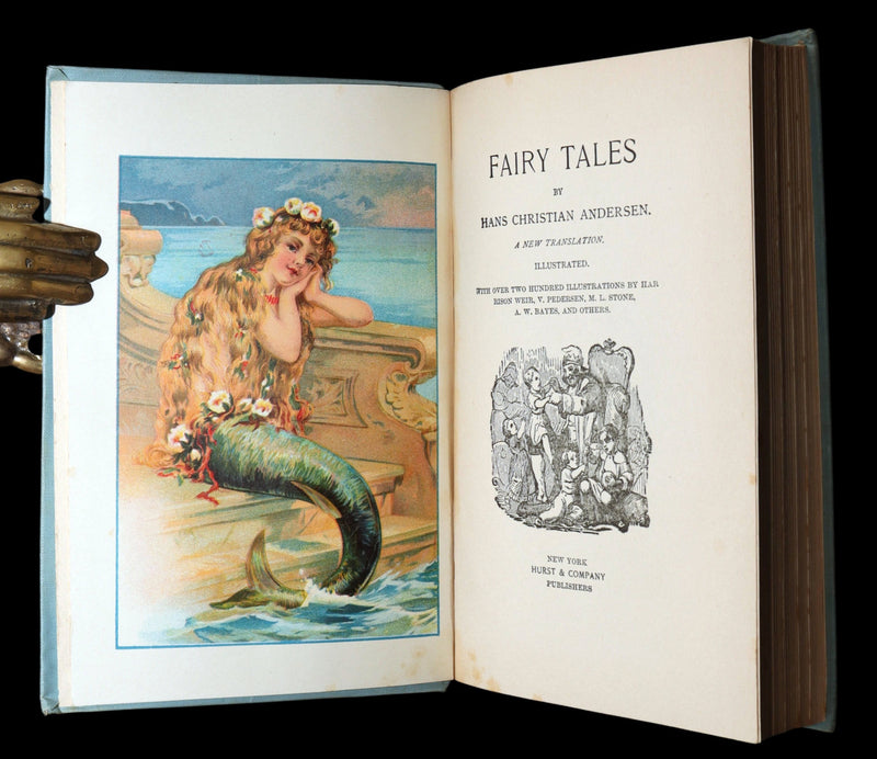 1890 Rare Book - Andersen’s Fairy Tales, Illustrated