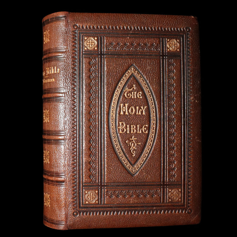 1875 Rare Glasgow Bible - The Pearl Reference Bible, Old and New Testaments