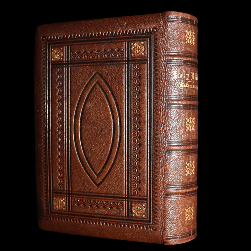 1875 Rare Glasgow Bible - The Pearl Reference Bible, Old and New Testaments