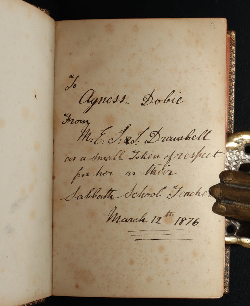 1875 Rare Glasgow Bible - The Pearl Reference Bible, Old and New Testaments