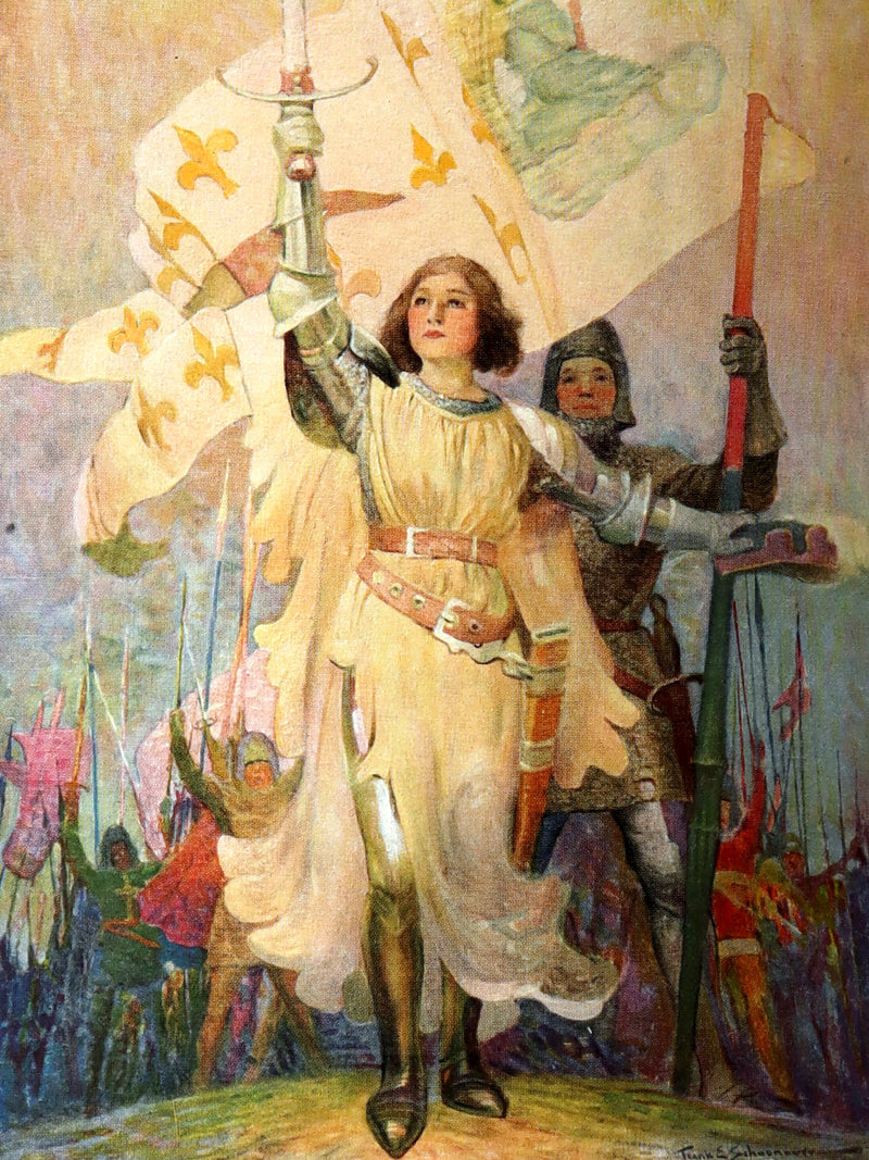 1929 Rare Book - Joan of Arc, The Warrior Maid illustrated by Frank E Schoonover