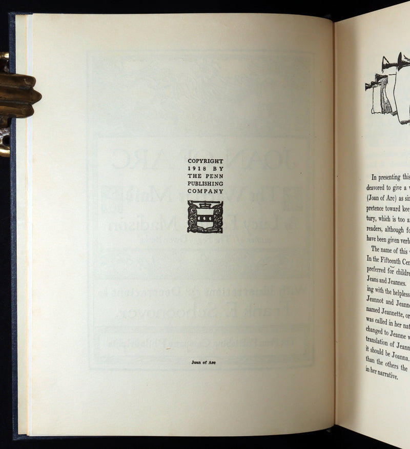 1929 Rare Book - Joan of Arc, The Warrior Maid illustrated by Frank E Schoonover