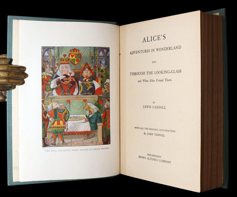 1915 Scarce Altemus Edition - Alice in Wonderland and Through the Looking-Glass