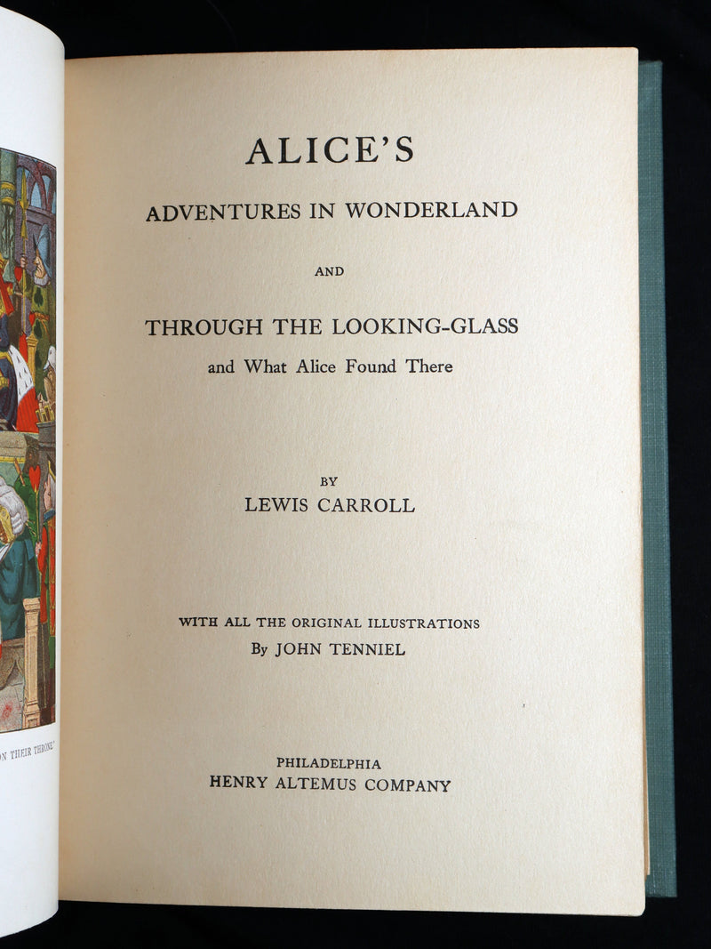 1915 Scarce Altemus Edition - Alice in Wonderland and Through the Looking-Glass