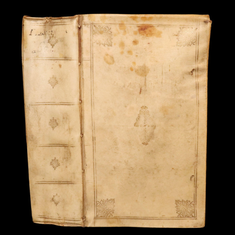 1662 Rare Latin Vellum Book - Comedies of Terence. Publius Terentius Afer