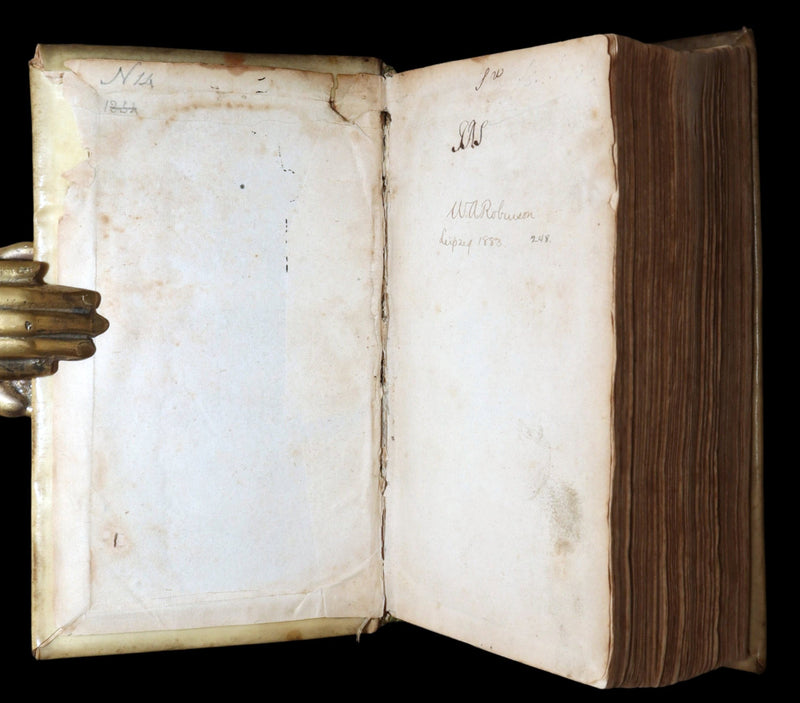 1662 Rare Latin Vellum Book - Comedies of Terence. Publius Terentius Afer