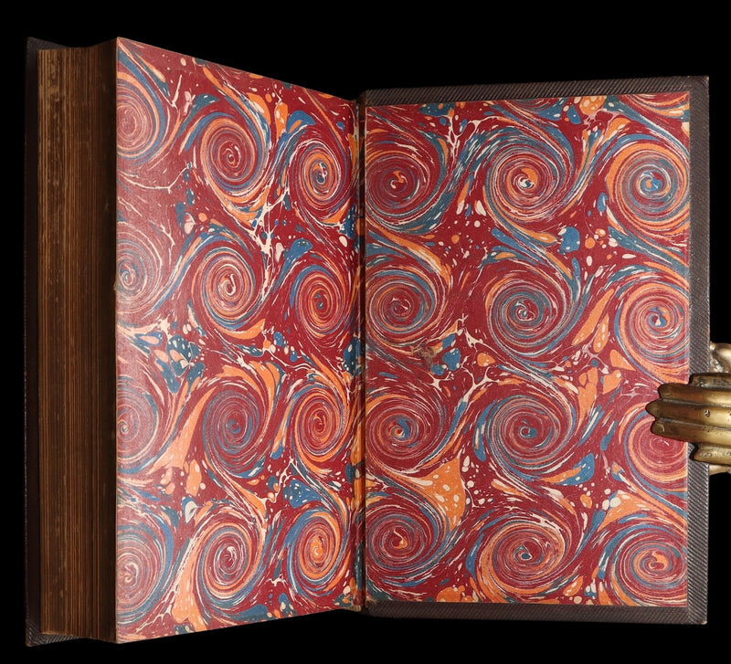 1857 Beautiful Binding - The Lady of the Lake by Sir Walter Scott, Illustrated