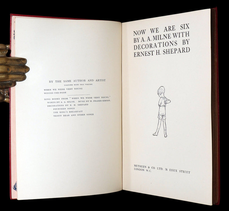 1927 Rare Deluxe First Edition - Now We are Six (Winnie the Pooh), illustrated