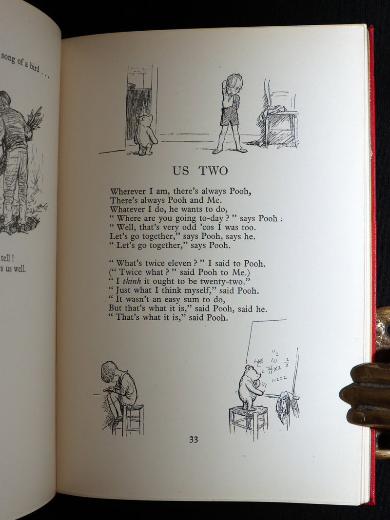 1927 Rare Deluxe First Edition - Now We are Six (Winnie the Pooh), illustrated