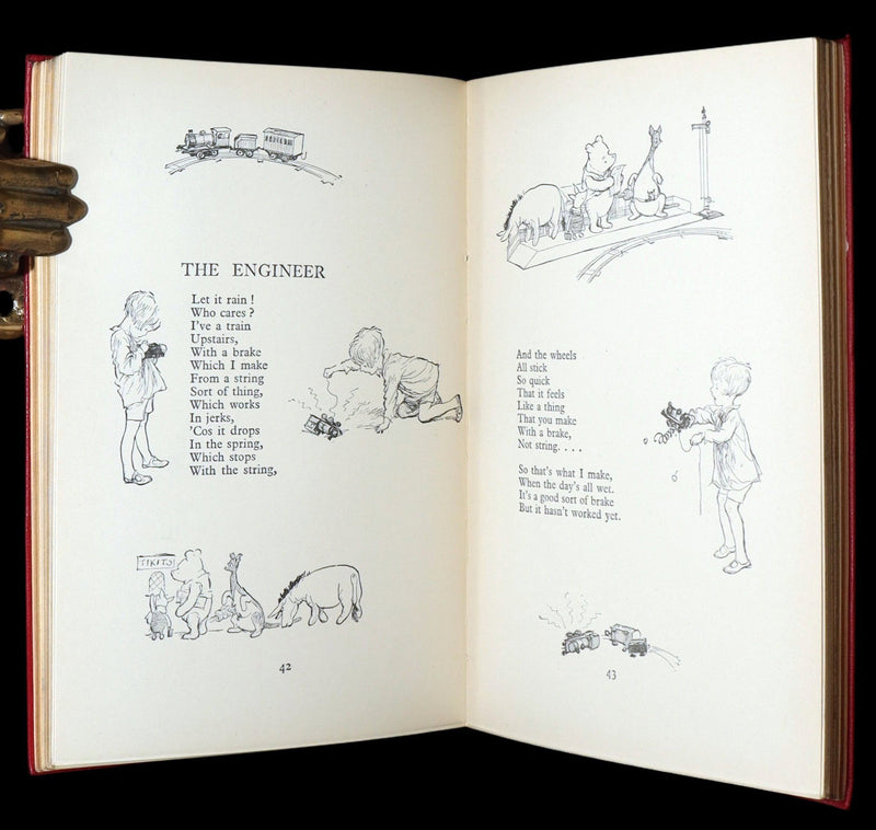 1927 Rare Deluxe First Edition - Now We are Six (Winnie the Pooh), illustrated